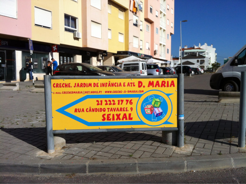 Placas de publicidade