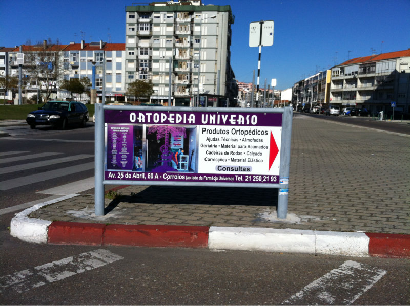 Placas de publicidade